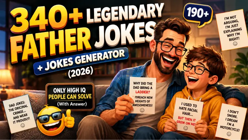 Father jokes with jokes generator