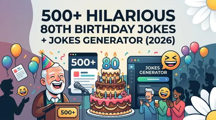 80th Birthday Jokes With Jokes Generator