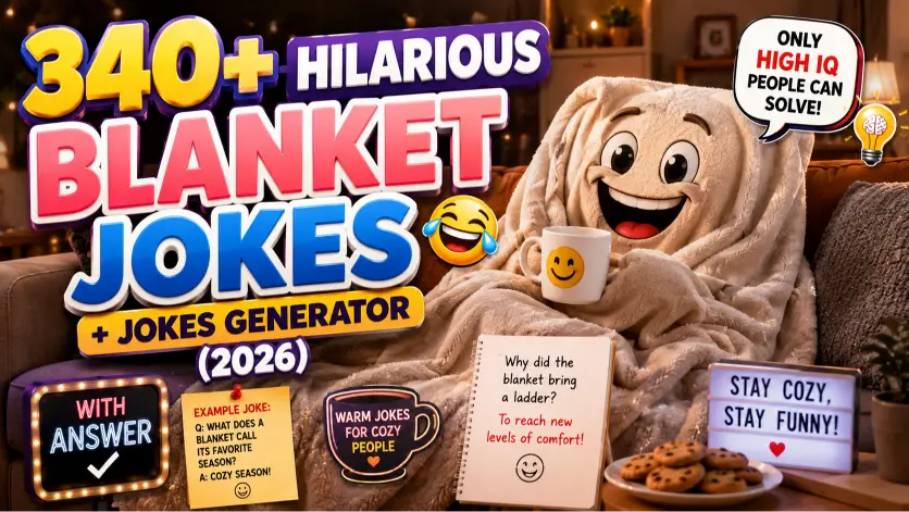 Blanket jokes with jokes generator
