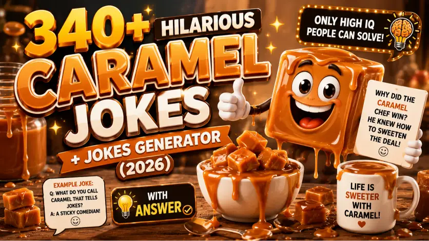 Caramel Jokes with jokes generator