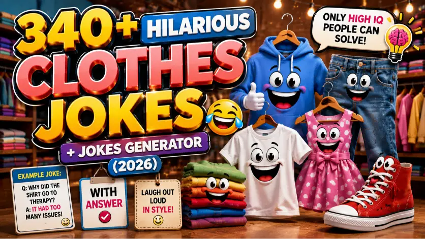 Clothes Jokes with jokes generator