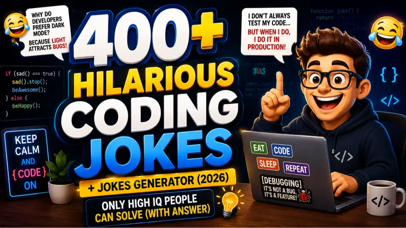 Coding jokes with jokes generator