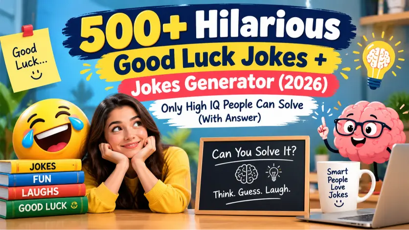 Good Luck Jokes With Jokes Generator
