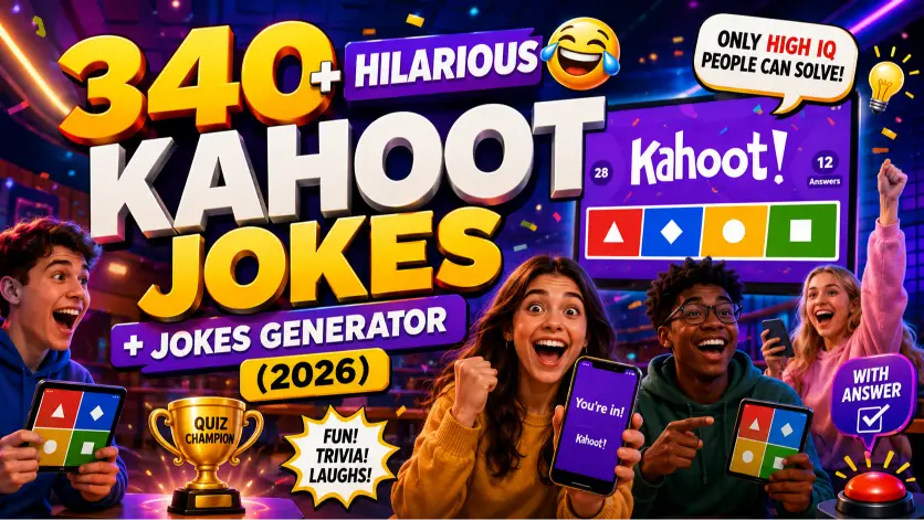 Kahoot jokes with jokes generator