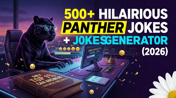 Panther Jokes W ith Jokes Generator is