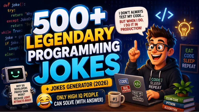 Programming jokes with jokes generator
