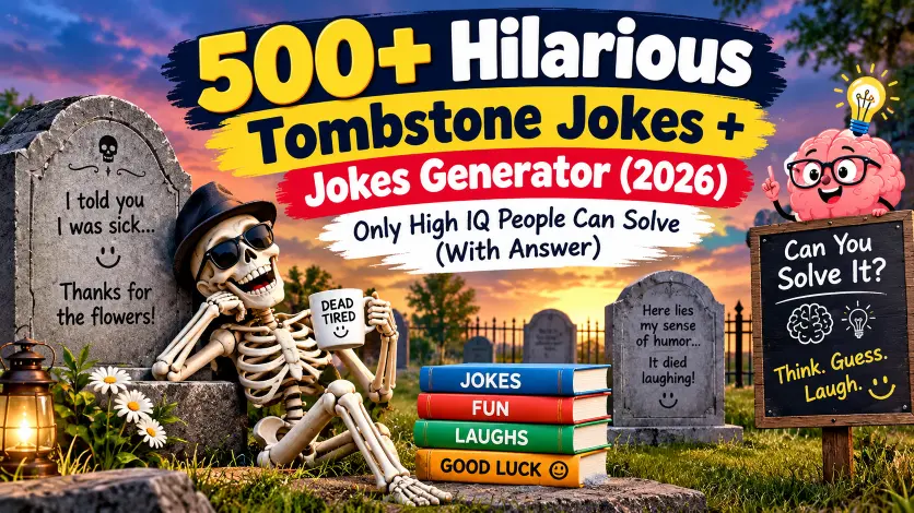 Tombstone Jokes With Jokes Generator